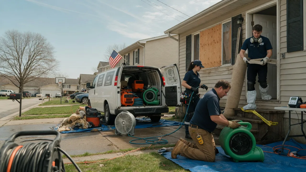 Water Damage Restoration in New London, WI near me